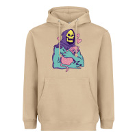 Mushroom skeletor's hug cat Heavyweight Hoodie - artisFamous