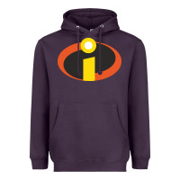 Plum incredibles crop top Heavyweight Hoodie - artisFamous