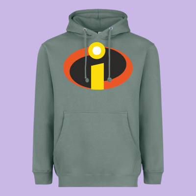 Incredibles Crop Top Heavyweight Hoodie Designed By Artisfamous