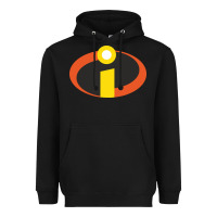 Black incredibles crop top Heavyweight Hoodie - artisFamous