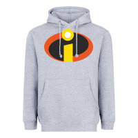 Heather Grey incredibles crop top Heavyweight Hoodie - artisFamous