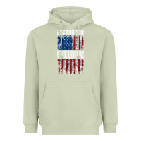 Matcha I STAND FOR FREEDOM WITH A DISTRESSED AMERICAN FLAG Heavyweight Hoodie - artisFamous