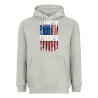 Moon Dust I STAND FOR FREEDOM WITH A DISTRESSED AMERICAN FLAG Heavyweight Hoodie - artisFamous