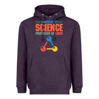 Plum UNIVERSITY OF SCIENCE PROFESSOR OF LOGIC Heavyweight Hoodie - artisFamous
