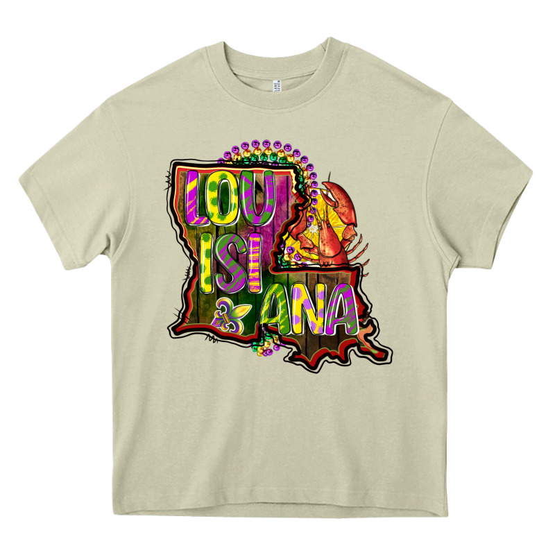 Louisiana Map Heavy Core Tee by CowGirlArtShop | Teevron