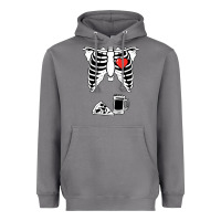 Storm dad skeleton halloween beer pizza Heavyweight Hoodie - artisFamous
