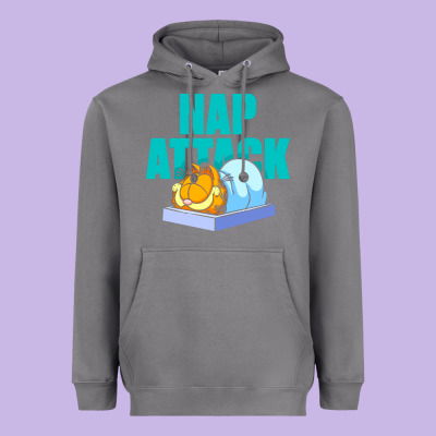 Nap Attack Heavyweight Hoodie Designed By Artisfamous