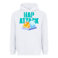 White nap attack Heavyweight Hoodie - artisFamous