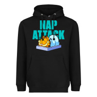 Black nap attack Heavyweight Hoodie - artisFamous