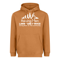 Meerkat raising men lawn care Heavyweight Hoodie - artisFamous