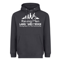Smoke raising men lawn care Heavyweight Hoodie - artisFamous