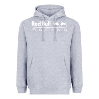 Heather Grey red racing Heavyweight Hoodie - artisFamous
