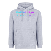 Heather Grey red racing Heavyweight Hoodie - artisFamous