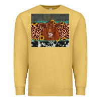 Antique Gold red angus leopard Premium Sweatshirt - JahusDesignShop