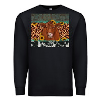 Black red angus leopard Premium Sweatshirt - JahusDesignShop