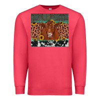 Cardinal red angus leopard Premium Sweatshirt - JahusDesignShop