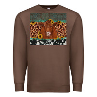 Chestnut red angus leopard Premium Sweatshirt - JahusDesignShop