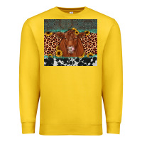 Lemon red angus leopard Premium Sweatshirt - JahusDesignShop
