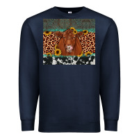 Navy red angus leopard Premium Sweatshirt - JahusDesignShop