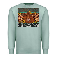 Seafoam red angus leopard Premium Sweatshirt - JahusDesignShop