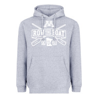Heather Grey row the boat minnesota Heavyweight Hoodie - artisFamous
