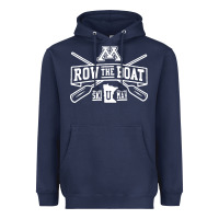 Navy row the boat minnesota Heavyweight Hoodie - artisFamous