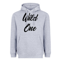 Heather Grey wild one Heavyweight Hoodie - artisFamous
