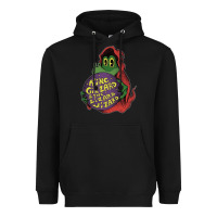 Black The Little Crocodile Heavyweight Hoodie - artisFamous