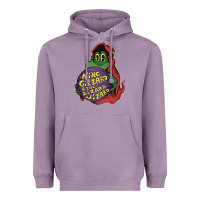 Lavender The Little Crocodile Heavyweight Hoodie - artisFamous