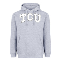 Heather Grey tcu Heavyweight Hoodie - artisFamous