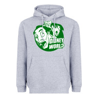 Heather Grey didney worl Heavyweight Hoodie - artisFamous