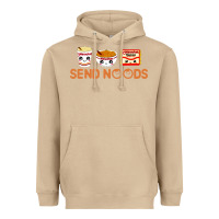 Mushroom send noods Heavyweight Hoodie - artisFamous