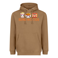 Toasted Coconut send noods Heavyweight Hoodie - artisFamous