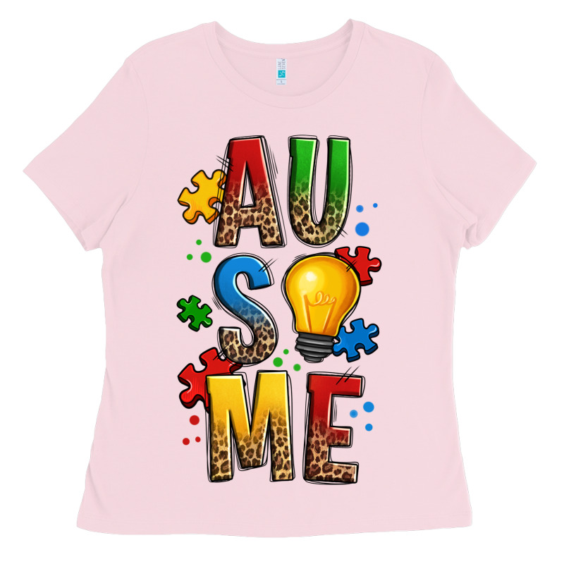 Ausome Autism Ladies Tee by OliviaCreatesArt | Teevron