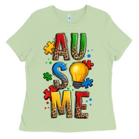 Matcha ausome autism Ladies Tee - OliviaCreatesArt