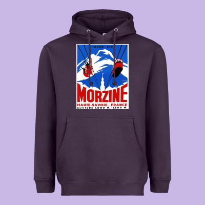 Savoie France Blue Heavyweight Hoodie Designed By Artisfamous