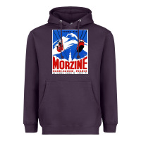Plum Savoie France Blue Heavyweight Hoodie - artisFamous