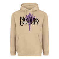 Mushroom New York University Heavyweight Hoodie - artisFamous