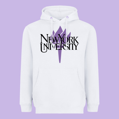 New York University Heavyweight Hoodie Designed By Artisfamous