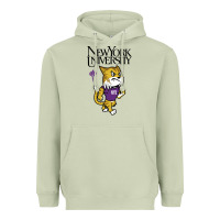 Matcha New York University Heavyweight Hoodie - artisFamous