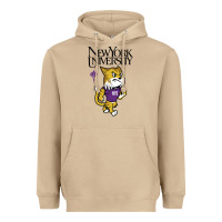 Mushroom New York University Heavyweight Hoodie - artisFamous