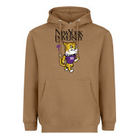 Toasted Coconut New York University Heavyweight Hoodie - artisFamous