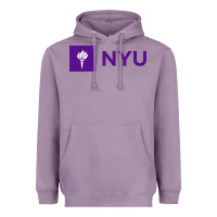 Lavender nyu new york university purple Heavyweight Hoodie - artisFamous