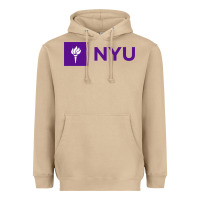 Nyu New York University Purple Heavyweight Hoodie | Teevron
