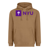 Toasted Coconut nyu new york university purple Heavyweight Hoodie - artisFamous