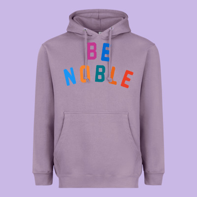 Be Noble Tee Heavyweight Hoodie Designed By Artisfamous