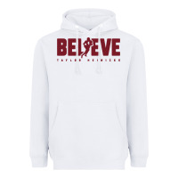 White taylor heinicke believe Heavyweight Hoodie - artisFamous