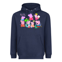 Navy Peppa Pig Heavyweight Hoodie - artisFamous