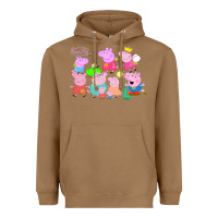 Toasted Coconut Peppa Pig Heavyweight Hoodie - artisFamous
