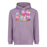 Lavender Peppa Pig Heavyweight Hoodie - artisFamous